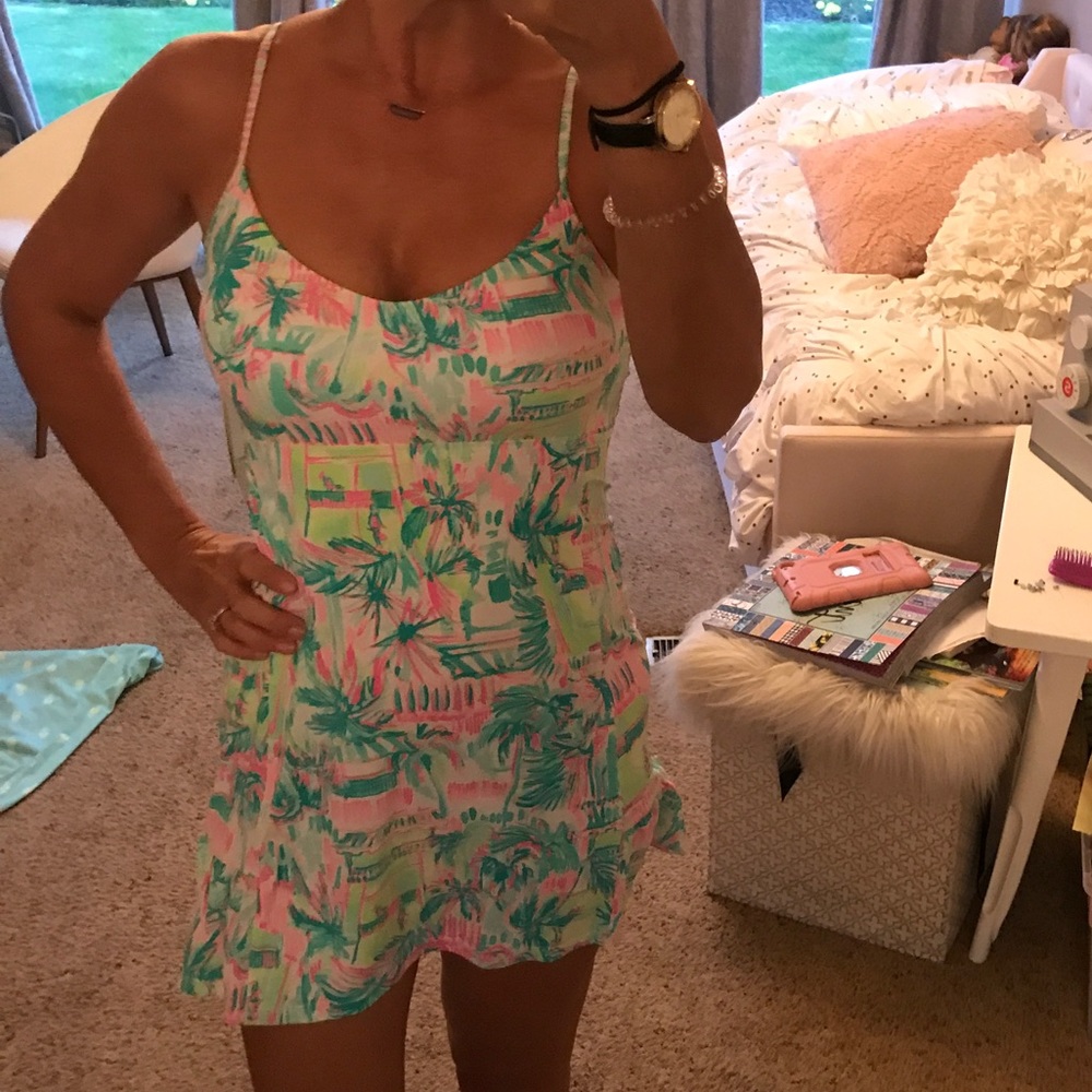 Meryl Nylon Adeli Lilli Pulitzer Tennis Dress